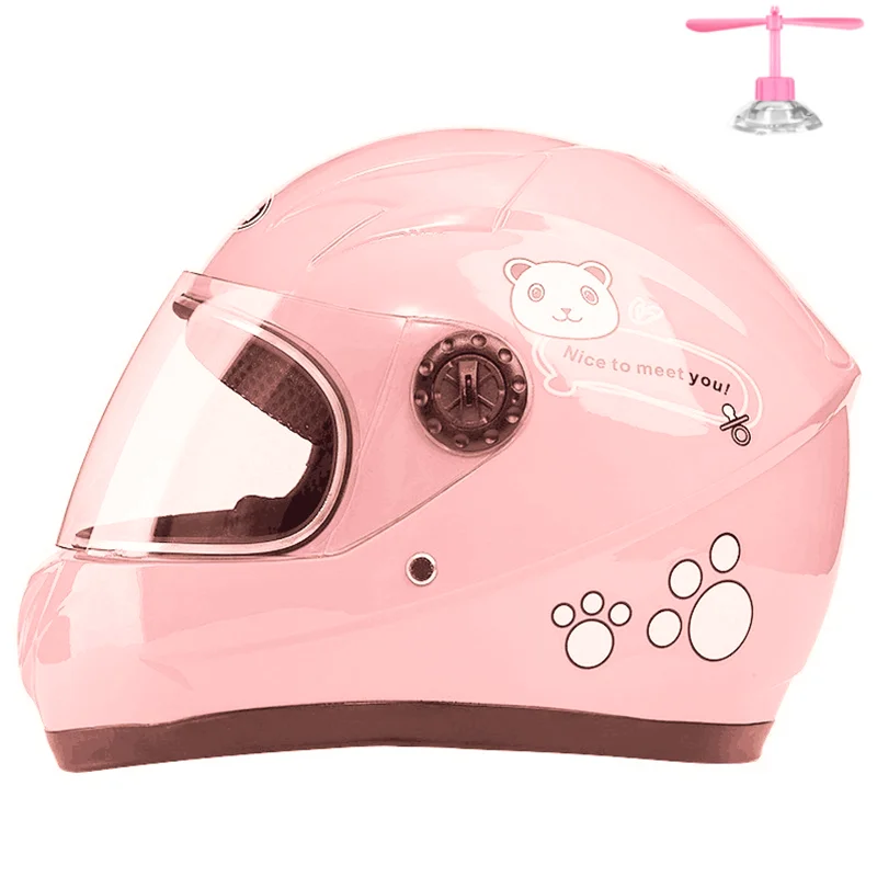 Scooter Helmet Set - Kinderen Motorhelm 3-9 Jaar Oud Full-Shell