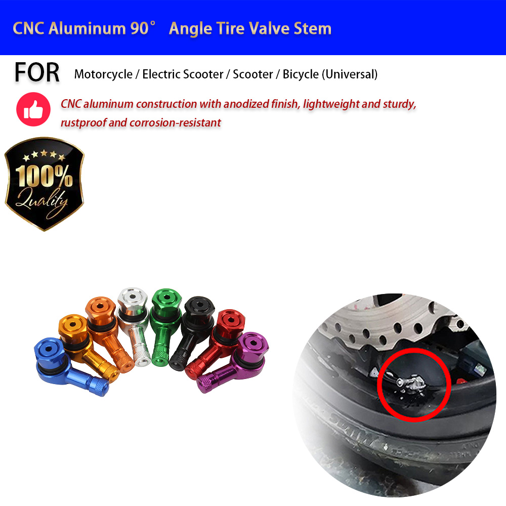 Scooter Tire - Voor motorfiets scooter CNC aluminium 90
