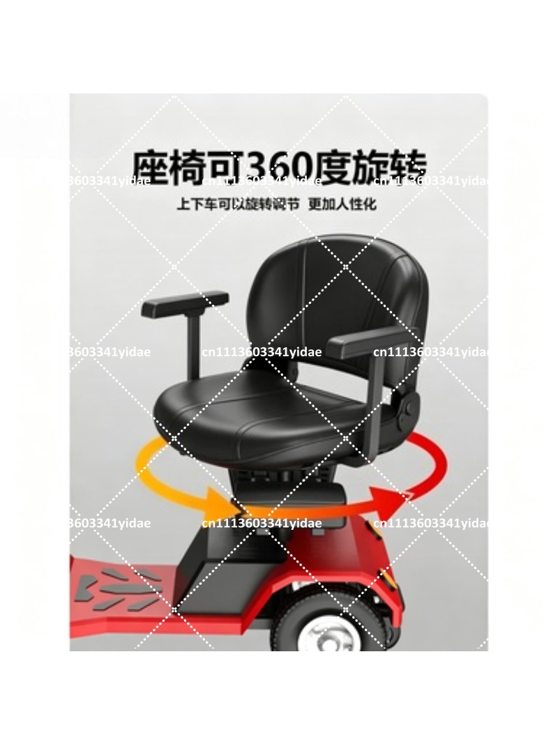 Electric Scooter Adults - Vouwbare elektrische mobiliteits scooter met 4
