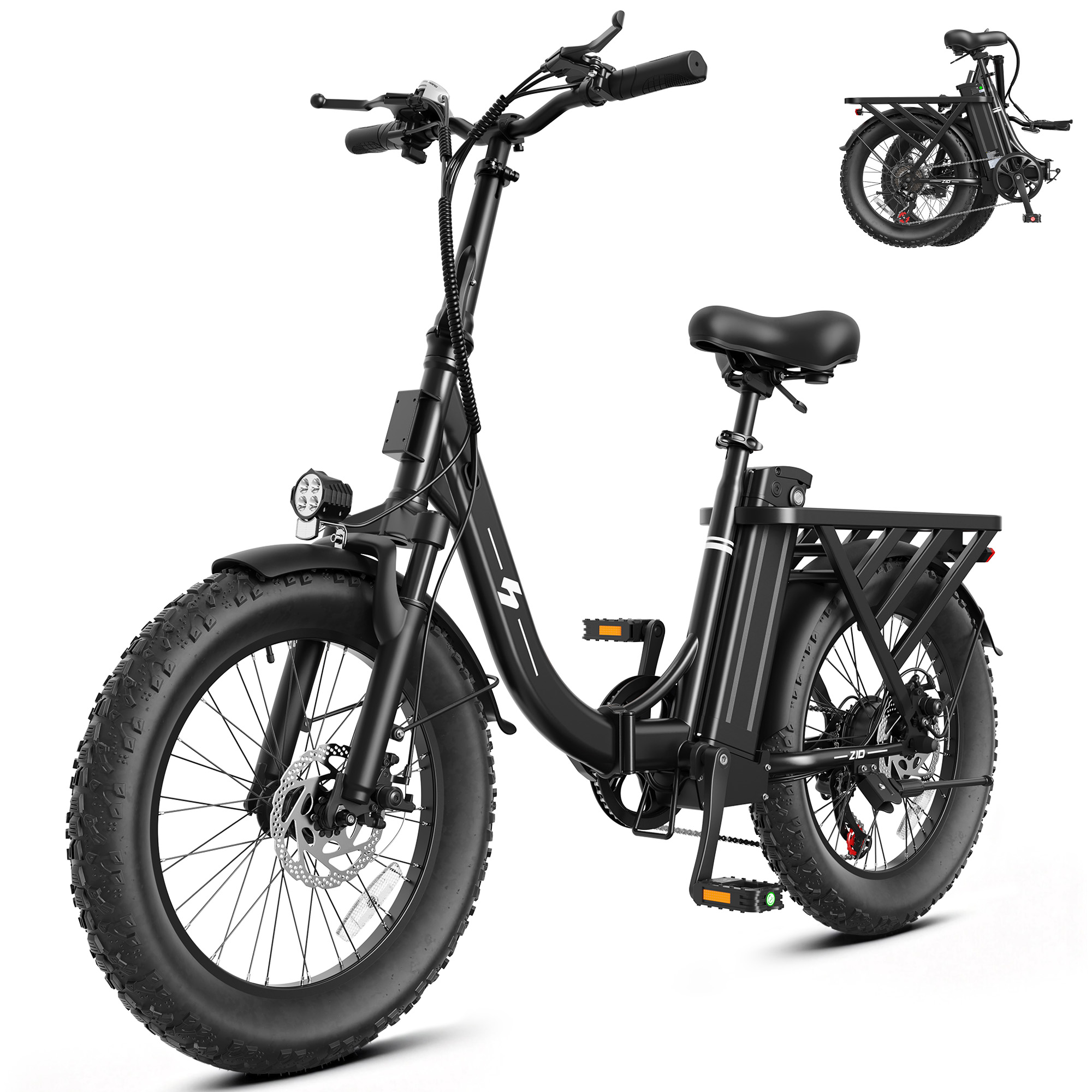 Electric Scooter Adults - Hopepeak Z10 Opvouwbare Elektrische Fiets voor