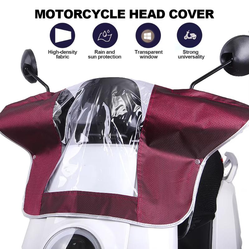 Electric Scooter Rain Cover - Regenhoes voor elektrische scooter dashboard, transparant