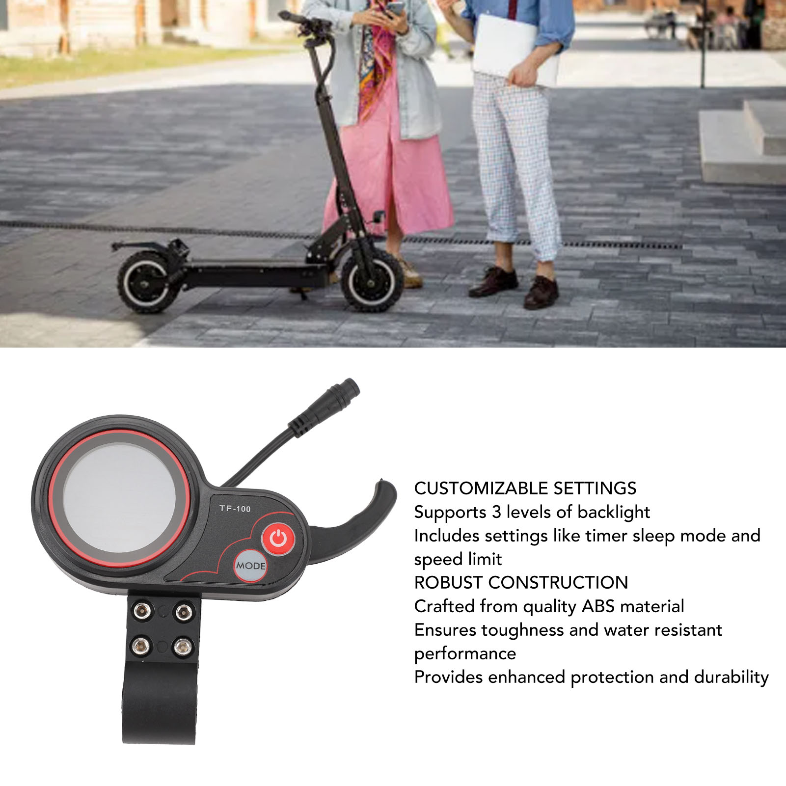 Electric Scooter - 48V TF 100 Elektrische Scooter LCD