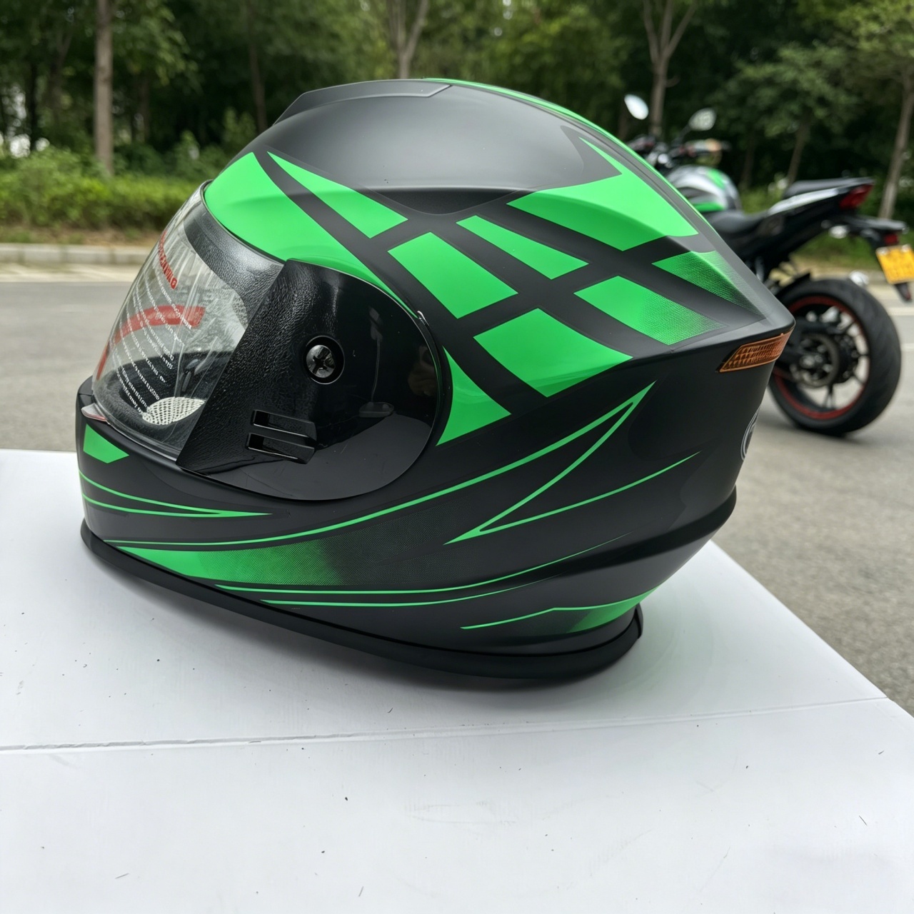 Heren integraalmotorhelm met d - Scooter Helmet Set recensie en prijs