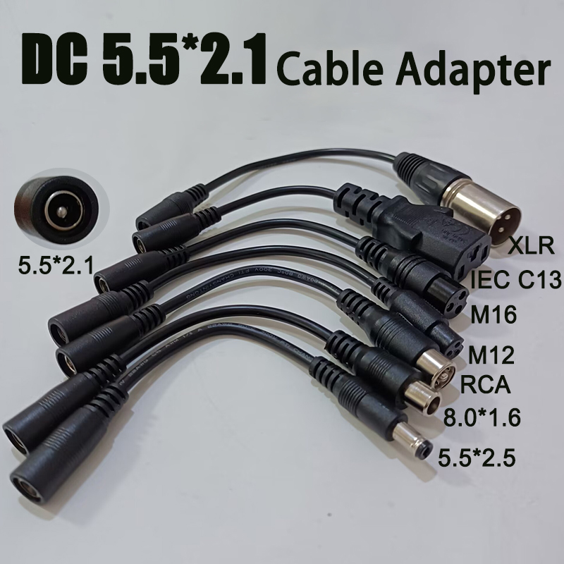 DC 5.5X2.1 naar M12 M16 3-pins - Electric Scooter Charger recensie en prijs