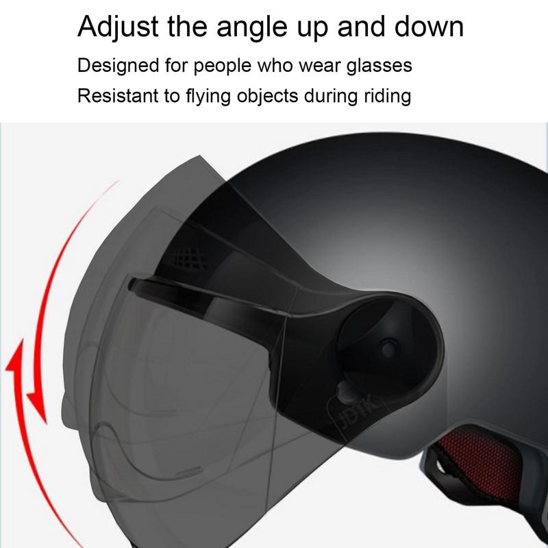 Motorhelm Jet Stijl Fietshelme - Scooter Helmet Set recensie en prijs