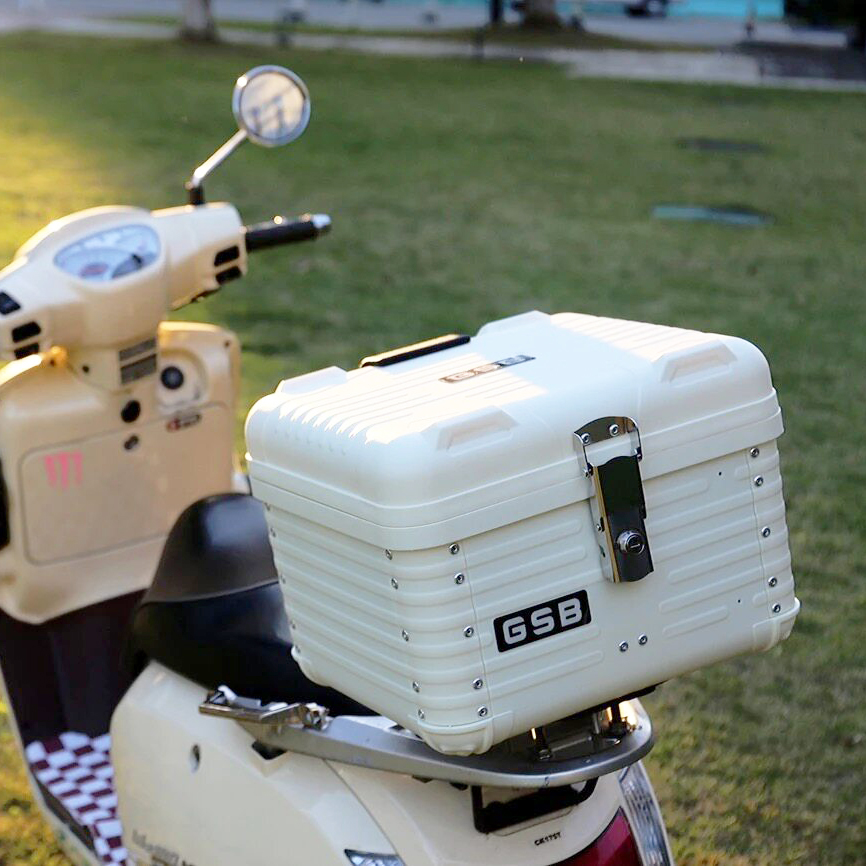 47L Motorfiets Topkoffer Moto  - Scooter Helmet Set recensie en prijs