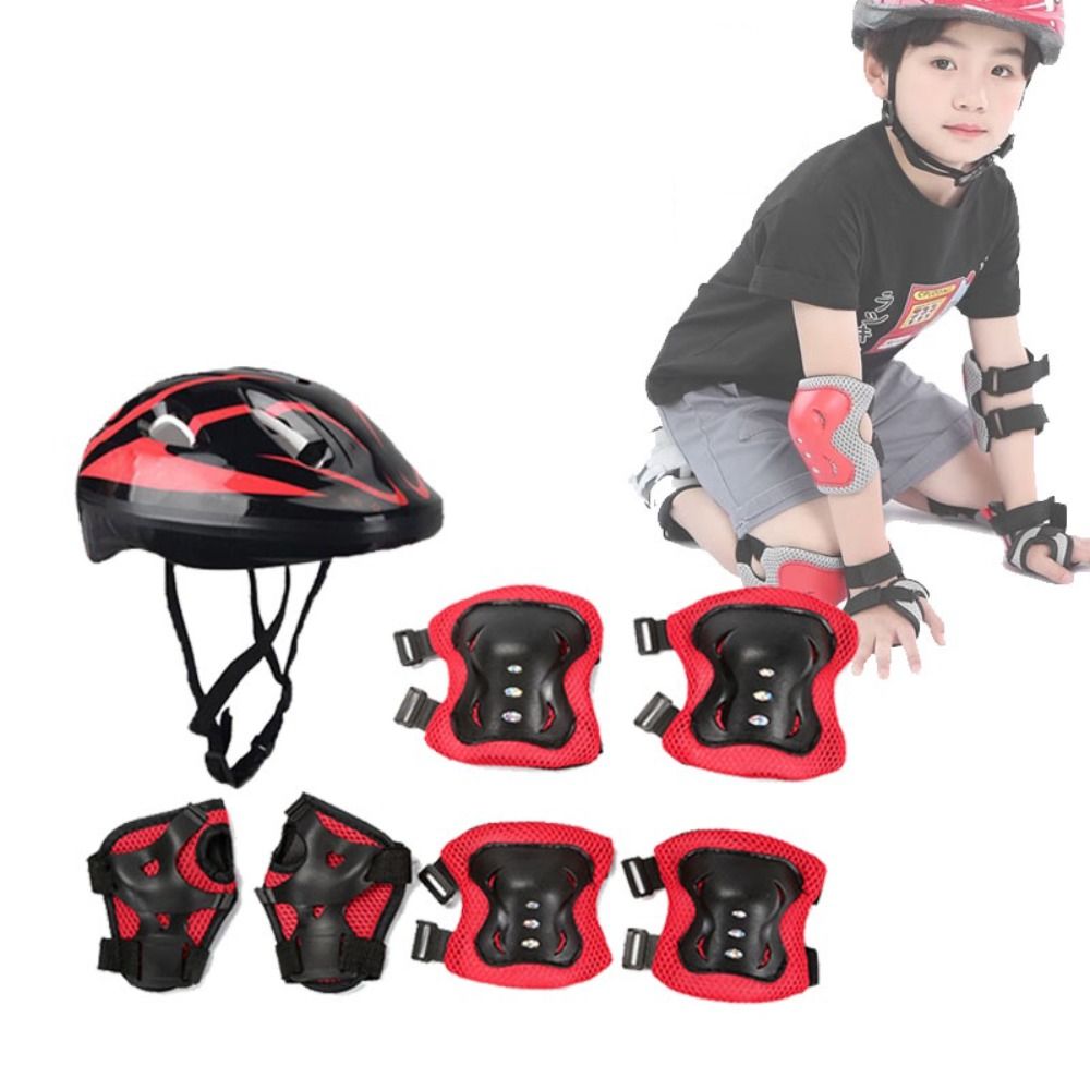 Kinder Helm Knie Elleboog Pads - Scooter Helmet Set recensie en prijs