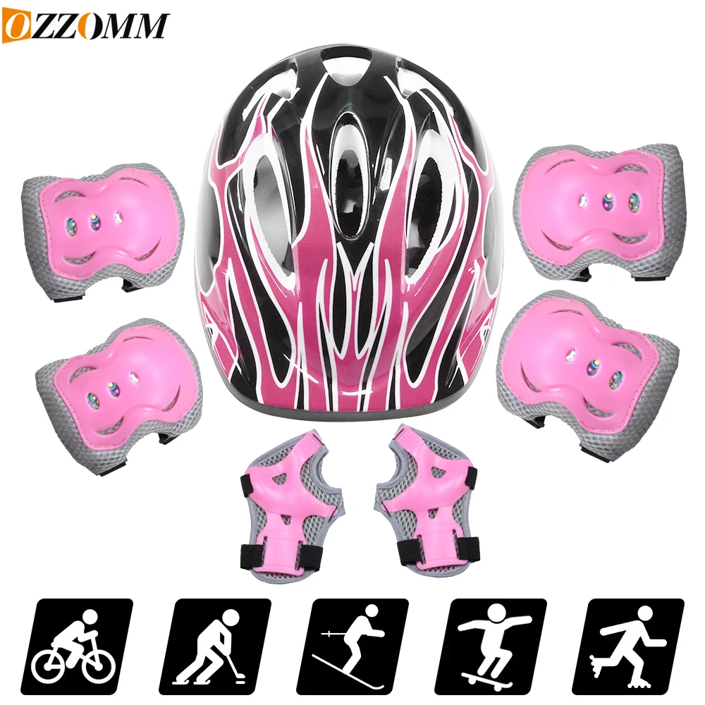 7-delige kinderfietshelmset, s - Scooter Helmet Set recensie en prijs