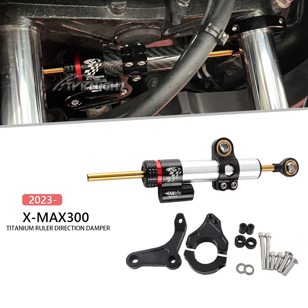 Voor Yamaha XMAX 300 X-MAX 300 - Steering Damper Stabilizer Kit Cnc recensie en prijs
