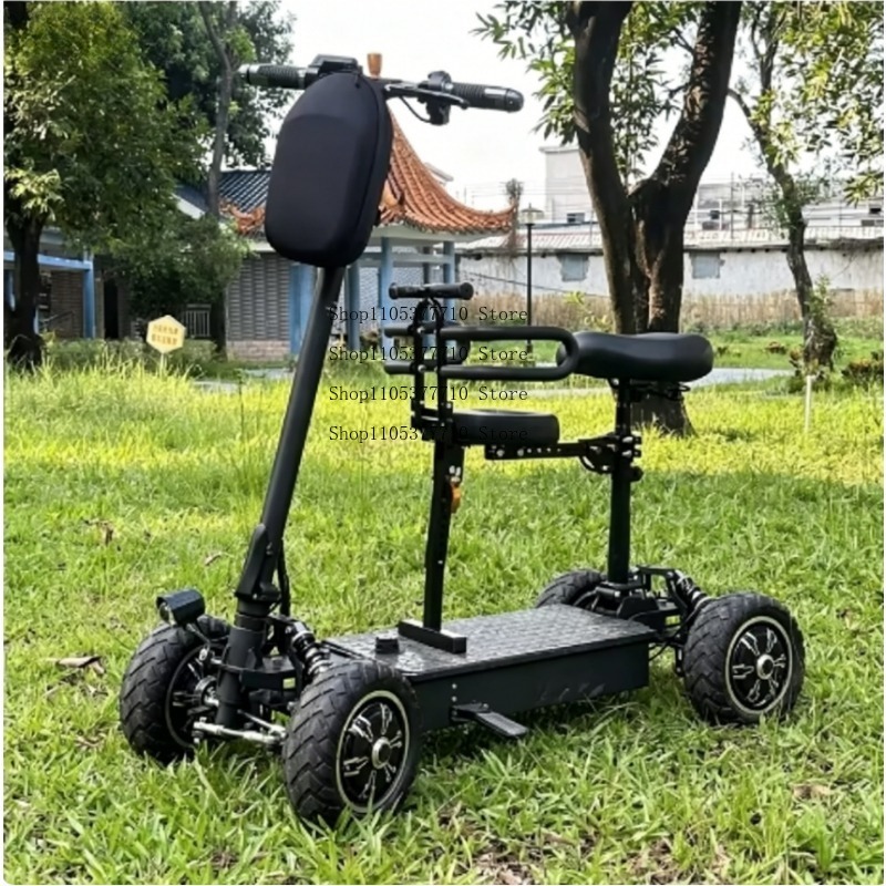 Elektrische vierwielige scoote - Folding Electric Scooter recensie en prijs