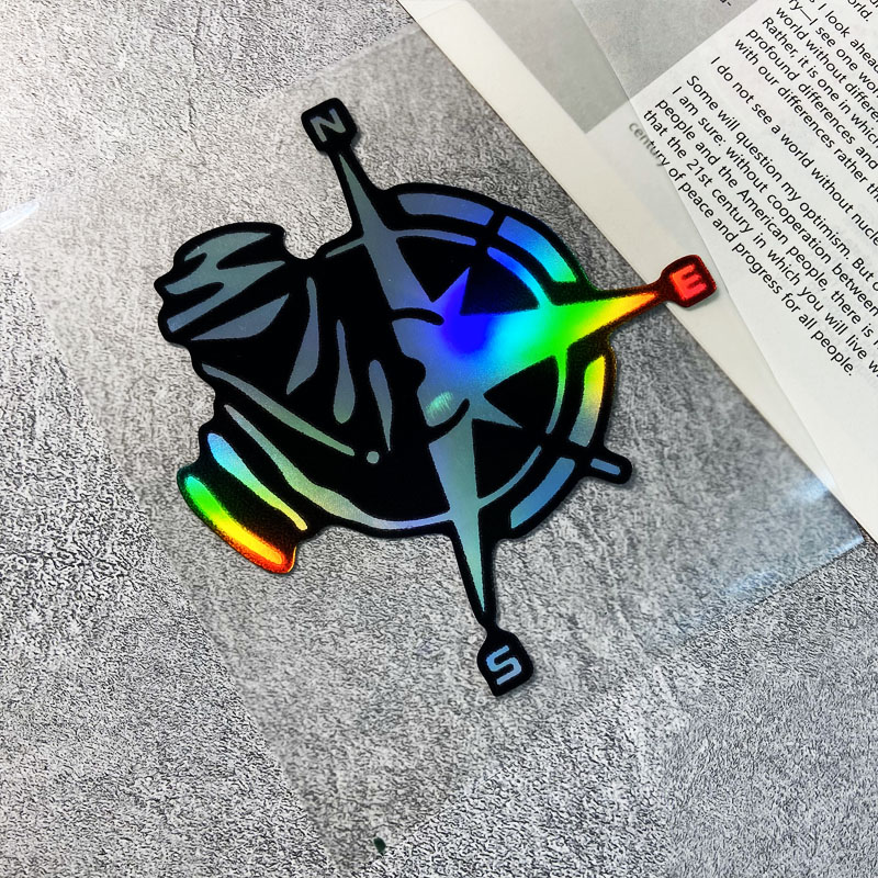 1PC Kompas Patroon Vinyl Stick - Scooter Helmet Set recensie en prijs